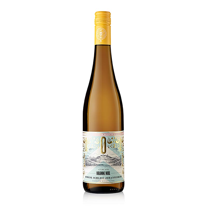 Gelblack Schl. Johannisberg Rizling, nealkoholicke biele vino, Kolonne Null - 750 ml - Flasa
