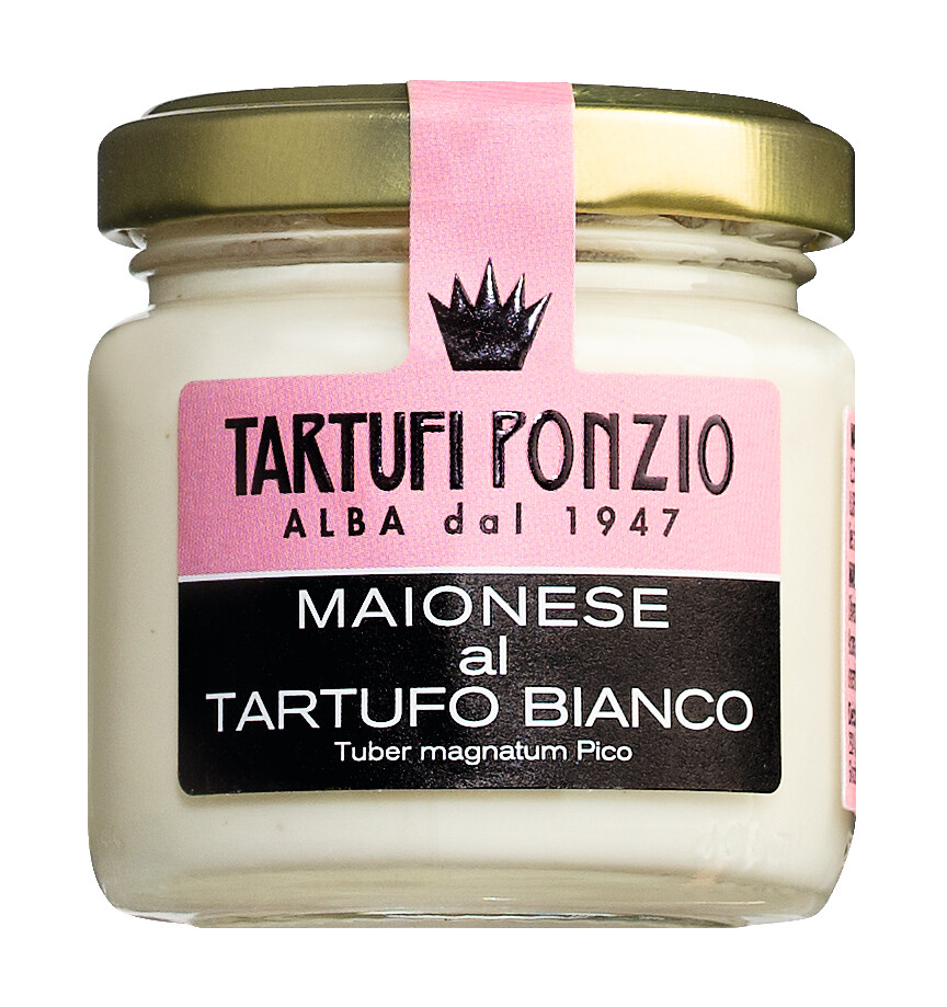 Majones medh hvitum trufflum, hvitum trufflumajonesi, hvitum trufflumajonesi - 85 gromm - Gler