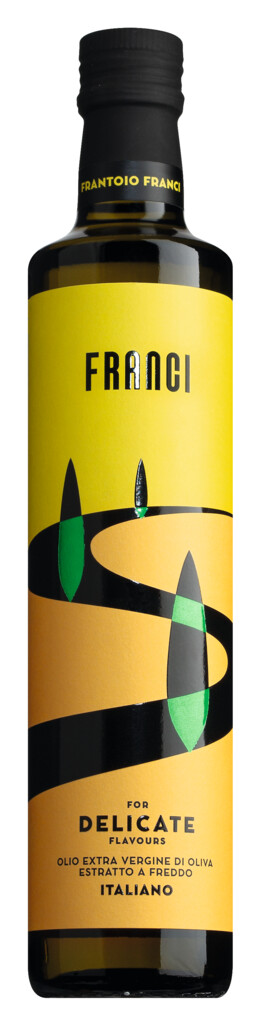 Huile d`olive extra vierge delicate, Frantoio Franci - 500 ml - Bouteille
