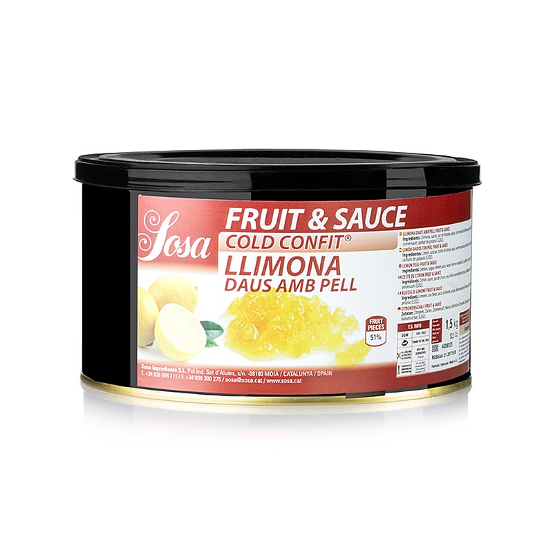 Sosa Cold Confit - Cubos de Limao, 5mm (37242) - 1,5 kg - pode