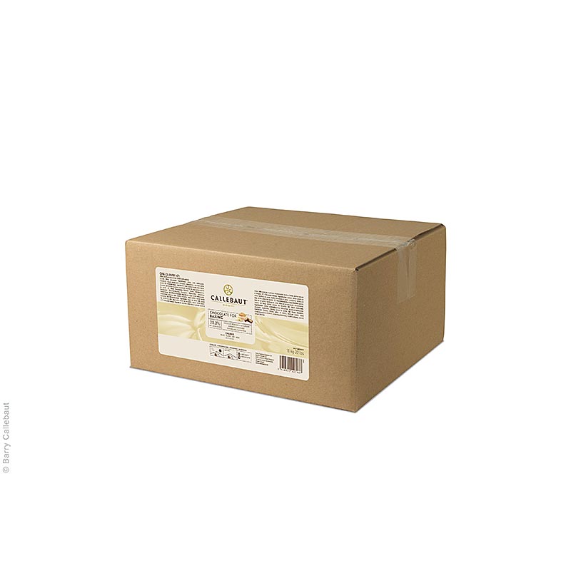 Bucati - ciocolata alba, bucati de ciocolata rezistente la copt, Callebaut - 1 kg - sac