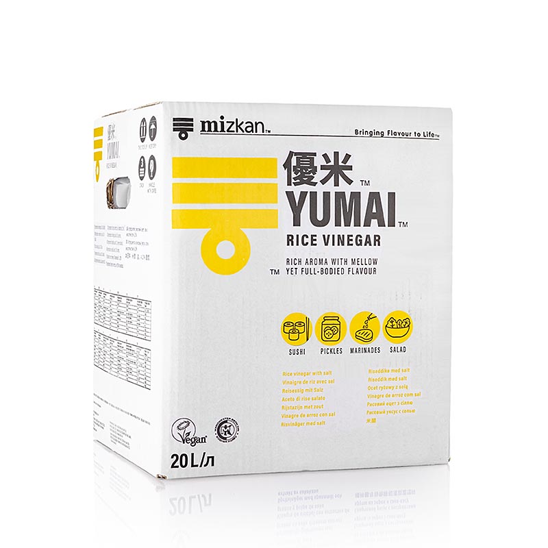 Rice vinegar with salt, 4.2% acidity, Mizkan - 20 l - Bag in box