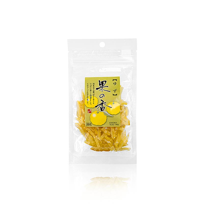 Yuzu peel zest, kandirano, Kanoka - 36 g - torba