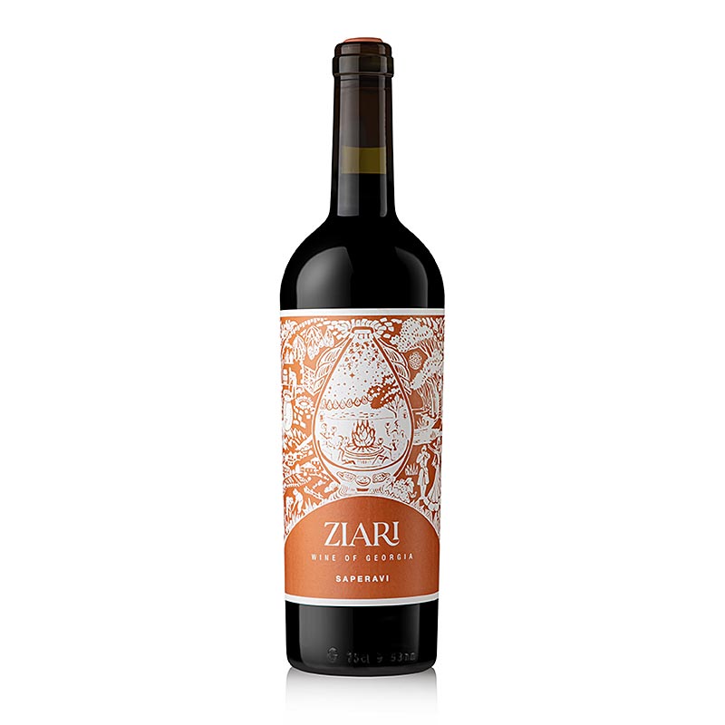 2024 Saperavi rdece vino, suho, 13 % vol., Ziari - 750 ml - Steklenica
