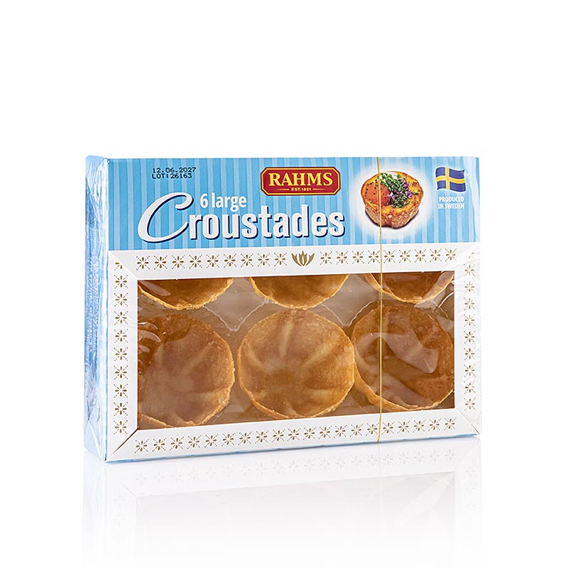 Stor croustaden, 6 stykki, o 5,6cm, Rahms - 30 g, 6 stykki - kassi