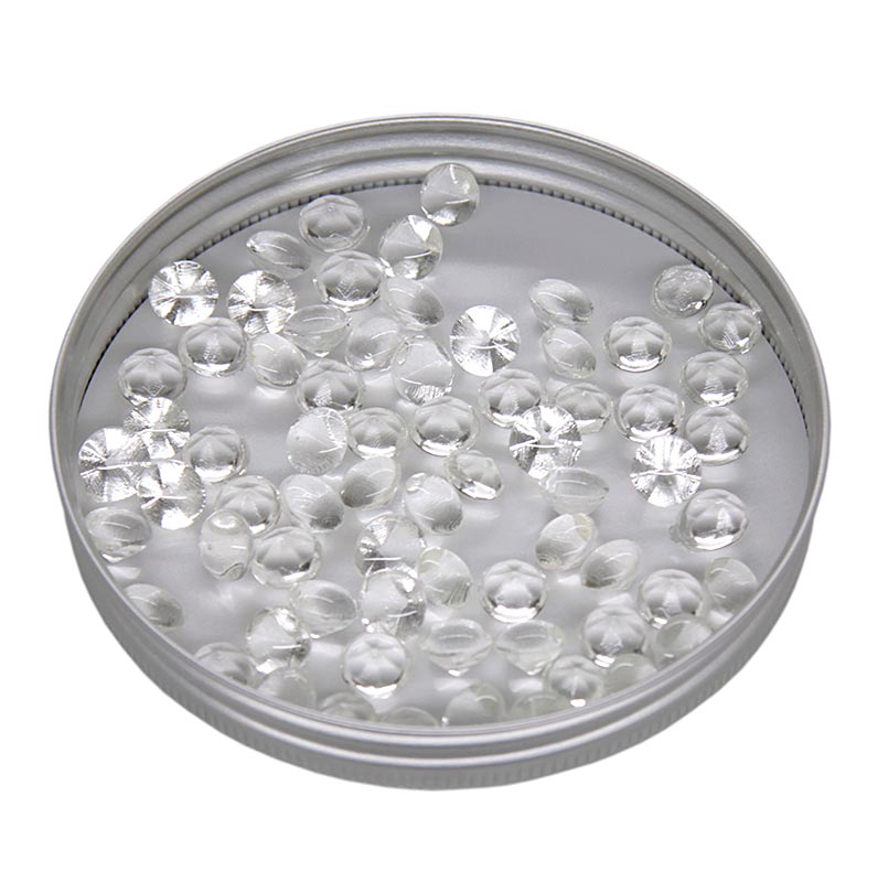 Diamant Isomalt pour la décoration., Ø1cm, 224pcs - 80 g, 224 pc - Pe-dose