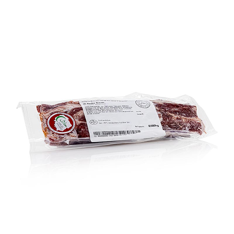 Daging lembu, dihiris, halal - 500 g - vakum