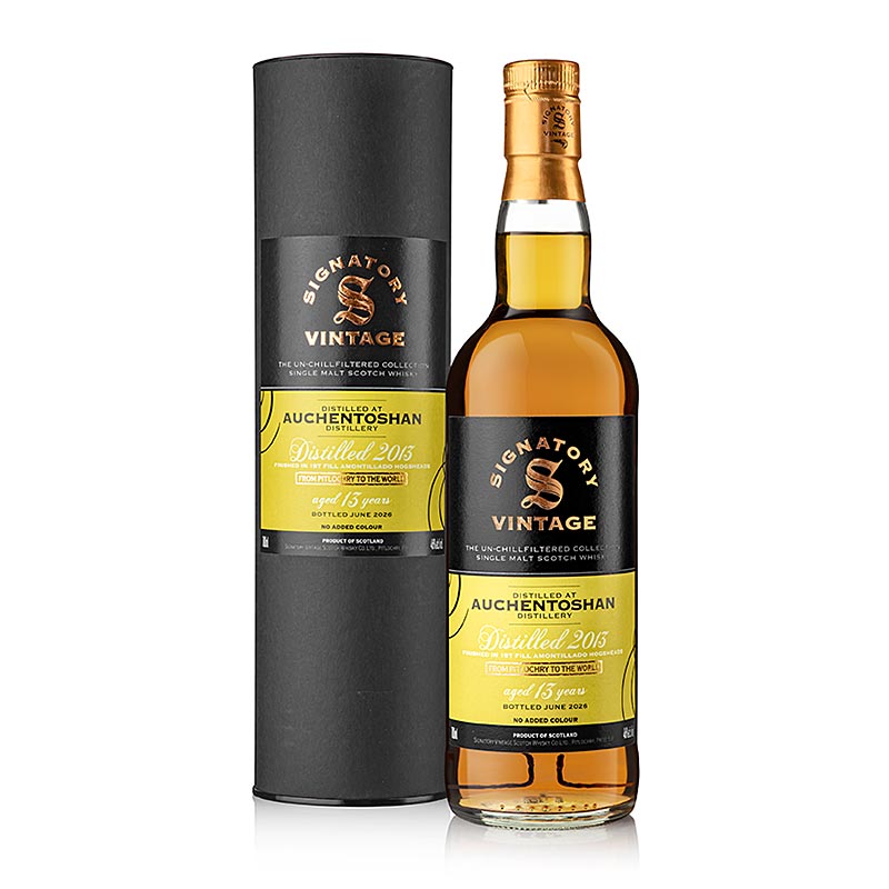 Single Malt Whisky Auchentoshan 13 J. Signatory Amontill. Sherry, 46 % vol. - 750 ml - Flasche