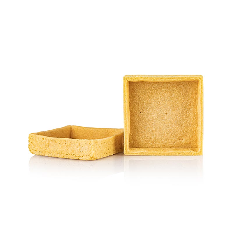 Dessert - Tartelettes Vanille, 55x55x16mm h, La Rose Noire MSSW096 - 1,248 kg, 96 pieces - Carton