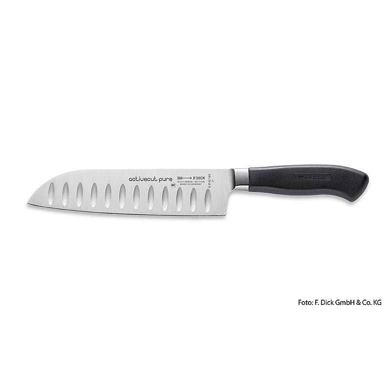 ActiveCut Pure Santoku noz s supljim brusenjem, 18 cm, DEBELI - 1 komad - kutija