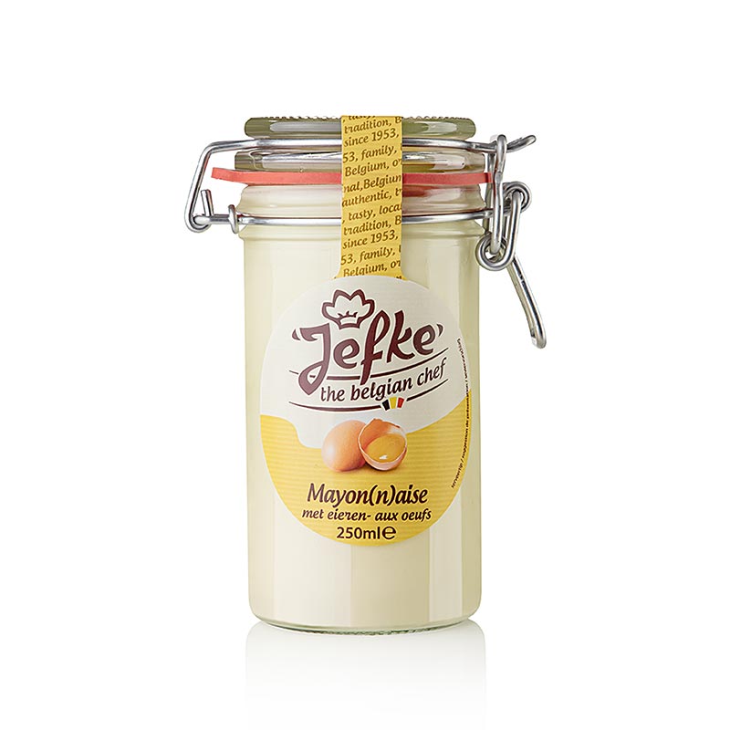 Mayonnaise mit Ei, Jefke - 250 ml - Glas