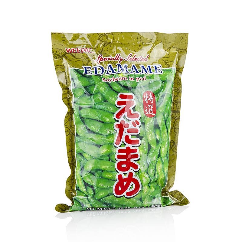 Edamame - sojabønner, med skal - 400 g - taske