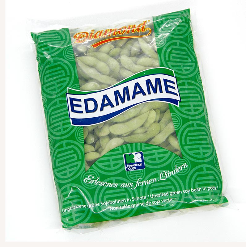 Edamame - sojabønner, med skal - 1 kg - taske