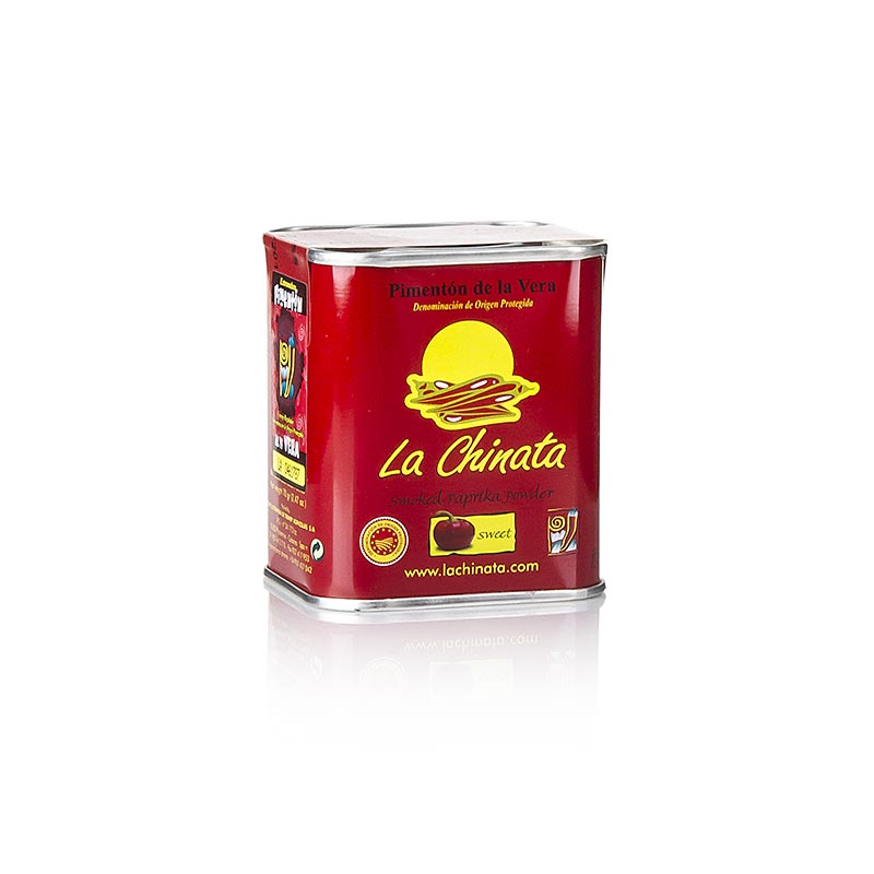 Paprika - DOP Pimenton de la Vera, fumé, sucré, la Chinata - 70 g - boîte