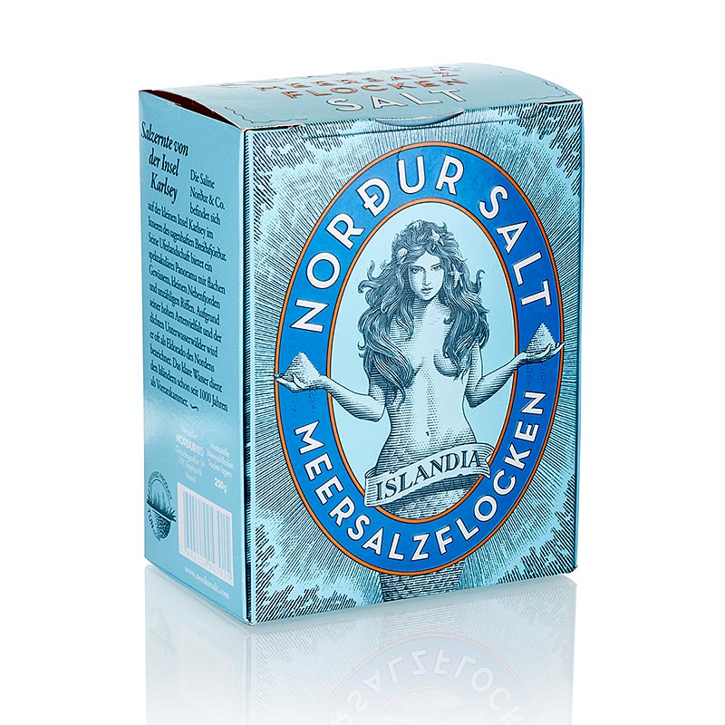 NORDUR, flocons de sel marin d`Islande - 250 g - boite