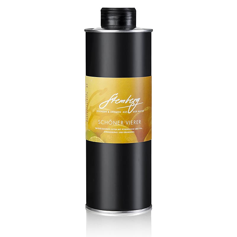 Stembergs beautiful foursome orange / lime / lemongrass oil virgin olive oil - 500 ml - Can Stembergs beautiful foursome orange / lime / lemongrass oil virgin olive oil - 500 ml - Can