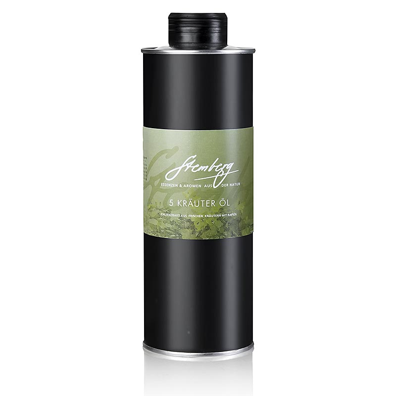 Stembergs 5 herbal oil in rapeseed oil - 500 ml - Can Stembergs 5 herbal oil in rapeseed oil - 500 ml - Can