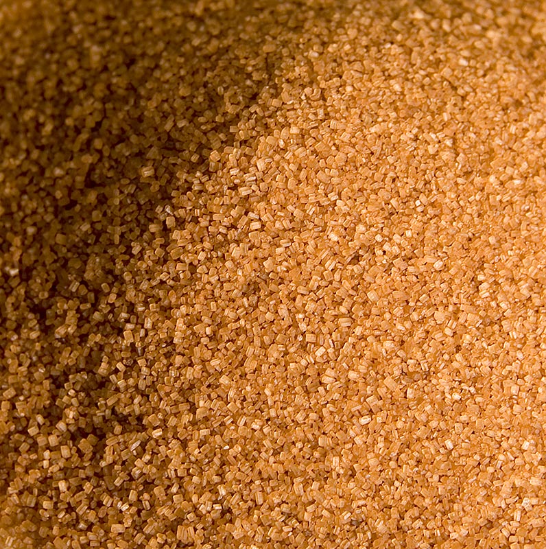 Demerara sugar, medium coarse, brown, from sugar cane - 1 kg - bag