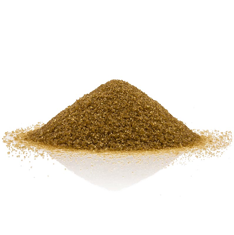 Demerara sukker, medium groft, brunt, fra sukkerroer - 1 kg - taske