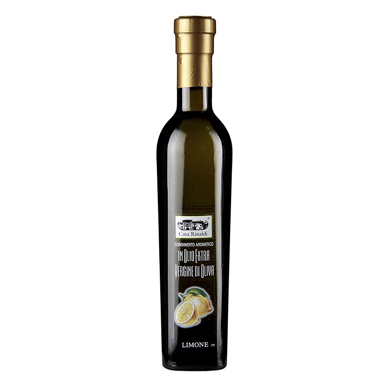 Bellolio extra virgin olive oil, with lemon extract, Casa Rinaldi - 250ml - Bottle