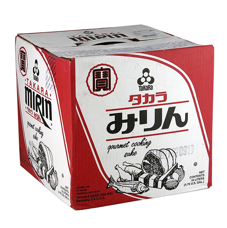 Mirin - sweet rice wine, alcoholic condiment - 18 litres - Bag in box