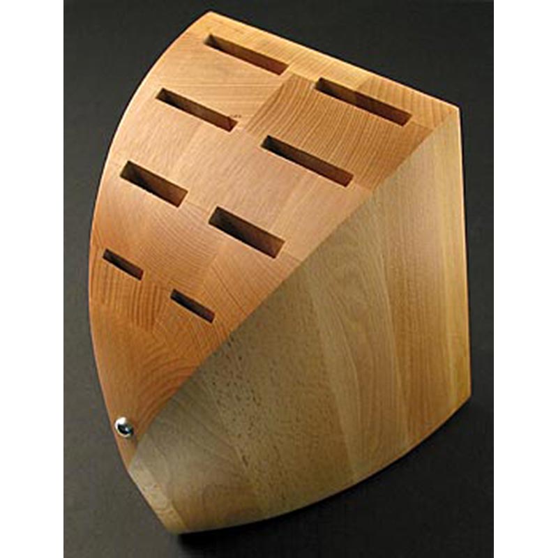 Chroma type 301 P-12 knife block, Guminoki wood, for 8 type 301 knives - Design by FA Porsche - 1 pc - -