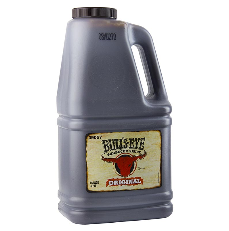 Bulls Eye BBQ Sauce Original Style, licht rokerig - 3.79l - PE-kanist. Bulls Eye BBQ Sauce Original Style, licht rokerig - 3.79l - PE-kanist.