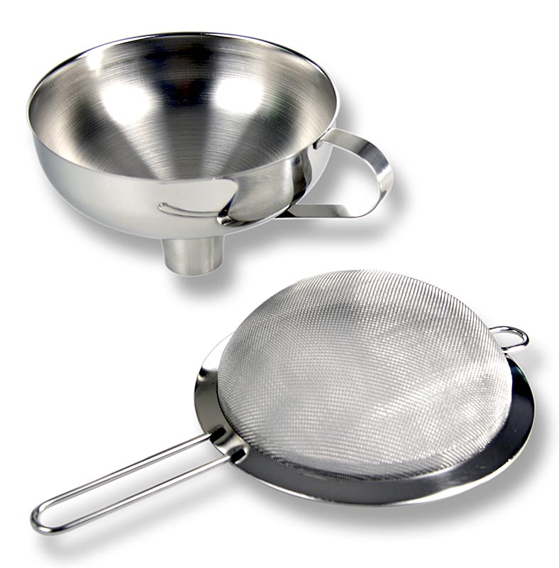 Funnel with sieve, for filling for iSi sprayer - 1 pc - carton