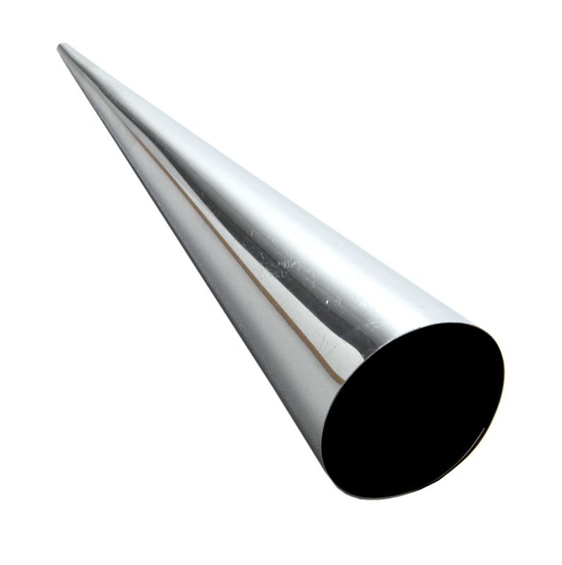 Croissant / Schillerlocken shape, stainless steel cylinder, Ø 4cm, 16cm long - 1 pc - loose