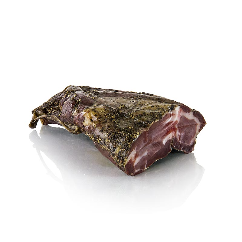 Cap de llom, Coppa du porc, de la Catalogne - environ 350 g - vide
