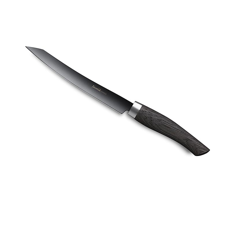 Nesmuk Janus 5.0 Slicer, 160mm, stainless steel ferrule, handle bog oak - 1 pc - box