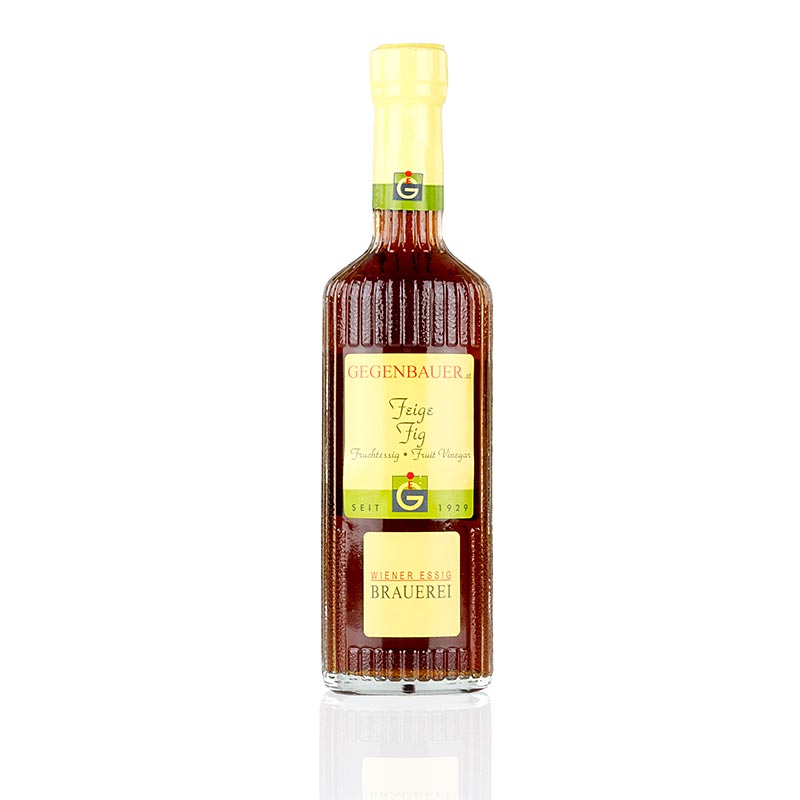 Vinaigre de fruits Gegenbauer fig, acide 5% - 250 ml - bouteille