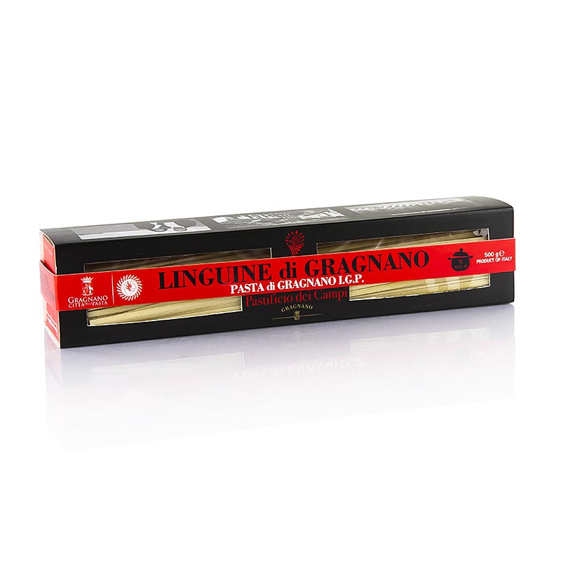 Pastificio dei Campi - No.8 Linguine, Pasta di Gragnano, IGP / PDO - 500 g - box Pastificio dei Campi - No.8 Linguine, Pasta di Gragnano, IGP / PDO - 500 g - box