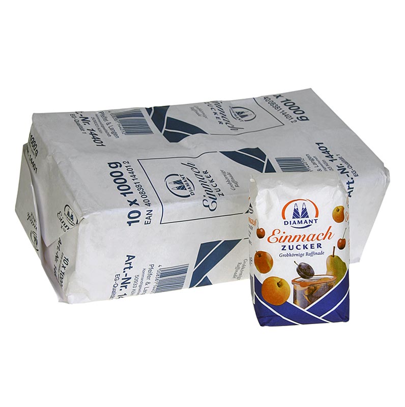 Canning sugar 144 - 10 kg - foil