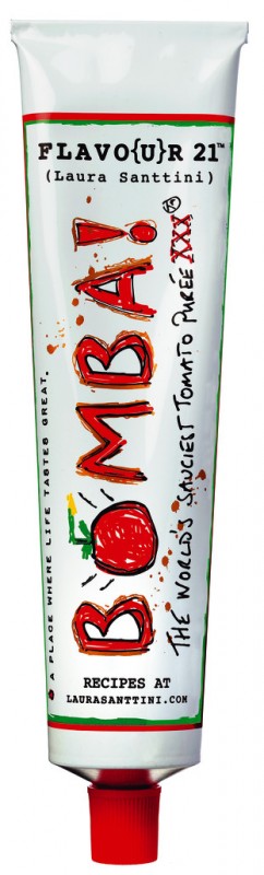 Bomba - Pate de tomate, Pate de tomates epicee, Laura Santtini - 200 g - tube