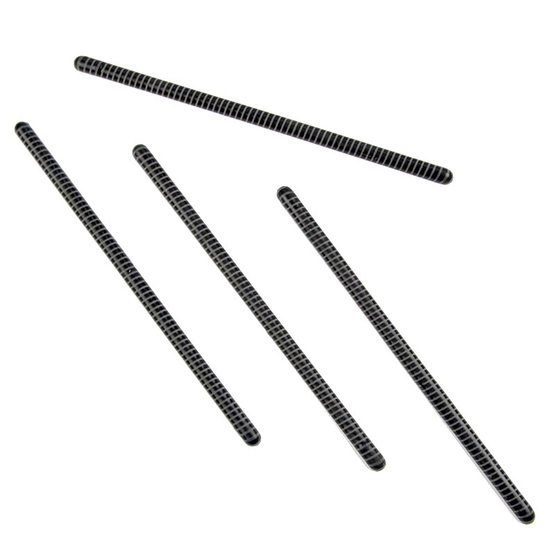 Schoko Sticks, dunkle Schokolade mit hellen Streifen, ca. 13 cm lang, Ø 5 mm - 400 g, 144 St - Karton Schoko Sticks, dunkle Schokolade mit hellen Streifen, ca. 13 cm lang, Ø 5 mm - 400 g, 144 St - Karton
