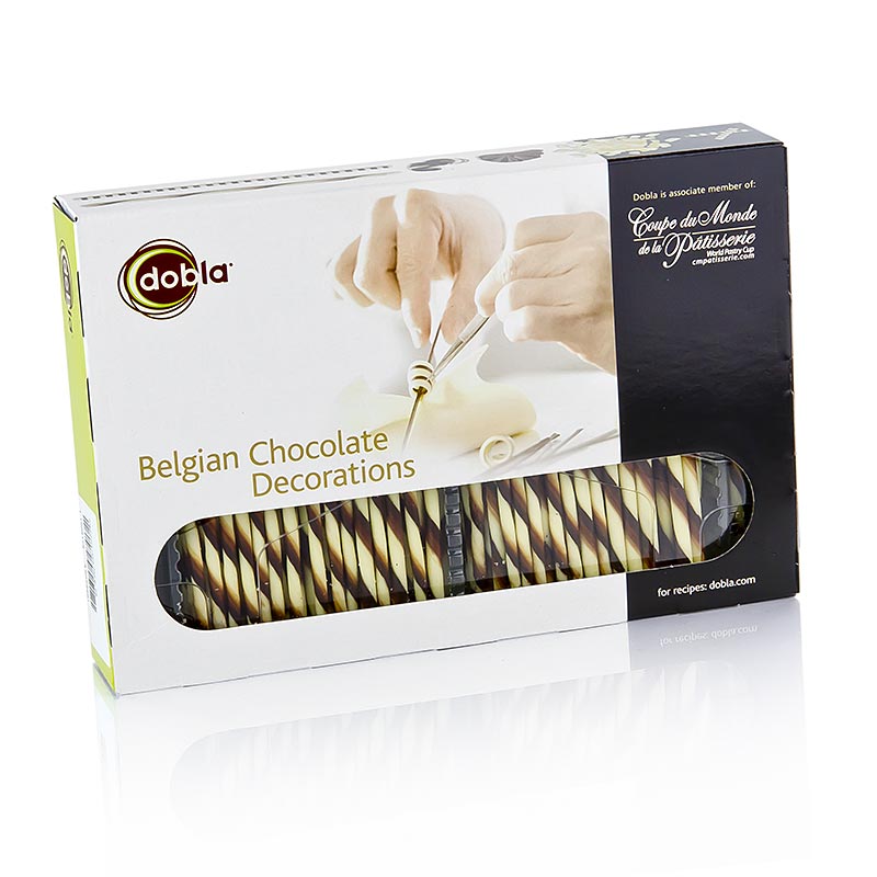 Chocolade sigaren - cigarillo`s, gemarmerd, 15 cm lang - 700 g, 200 stuks - Karton