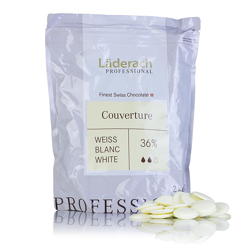 Läderach Couverture - White Chocolate 