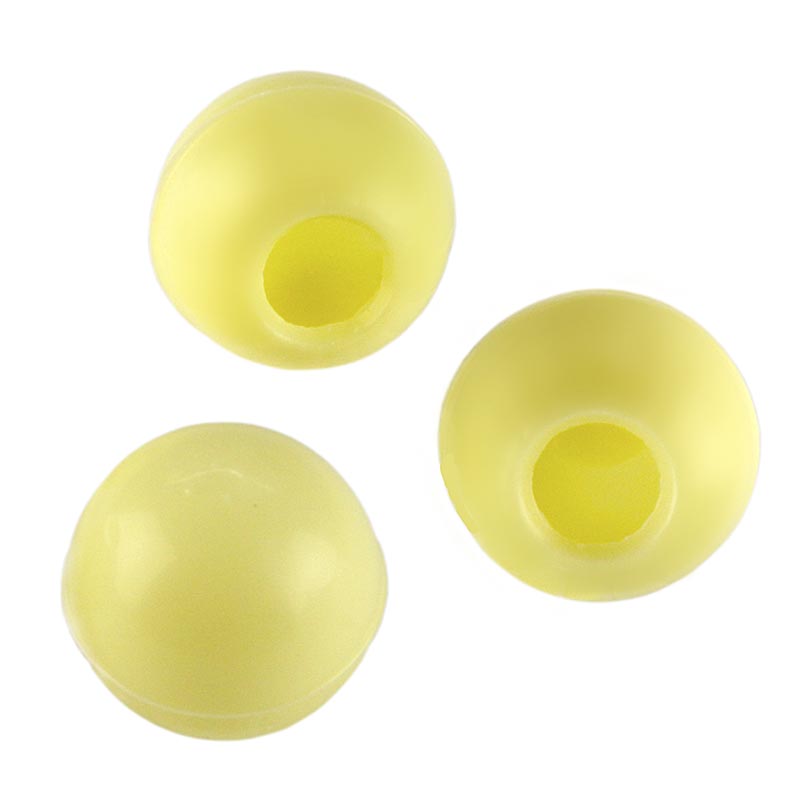 Trüffel-Hohlkugeln, weiße Schokolade, Ø 26 mm (50002) - 1,644 kg, 567 Stück - Karton Trüffel-Hohlkugeln, weiße Schokolade, Ø 26 mm (50002) - 1,644 kg, 567 Stück - Karton