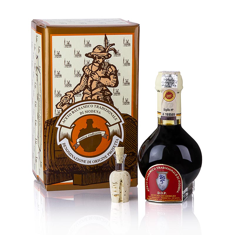 Aceto Balsamico Tradizionale di Modena BOB, 12 år, Acetaia di Giorgio - 100 ml - flaske Aceto Balsamico Tradizionale di Modena BOB, 12 år, Acetaia di Giorgio - 100 ml - flaske