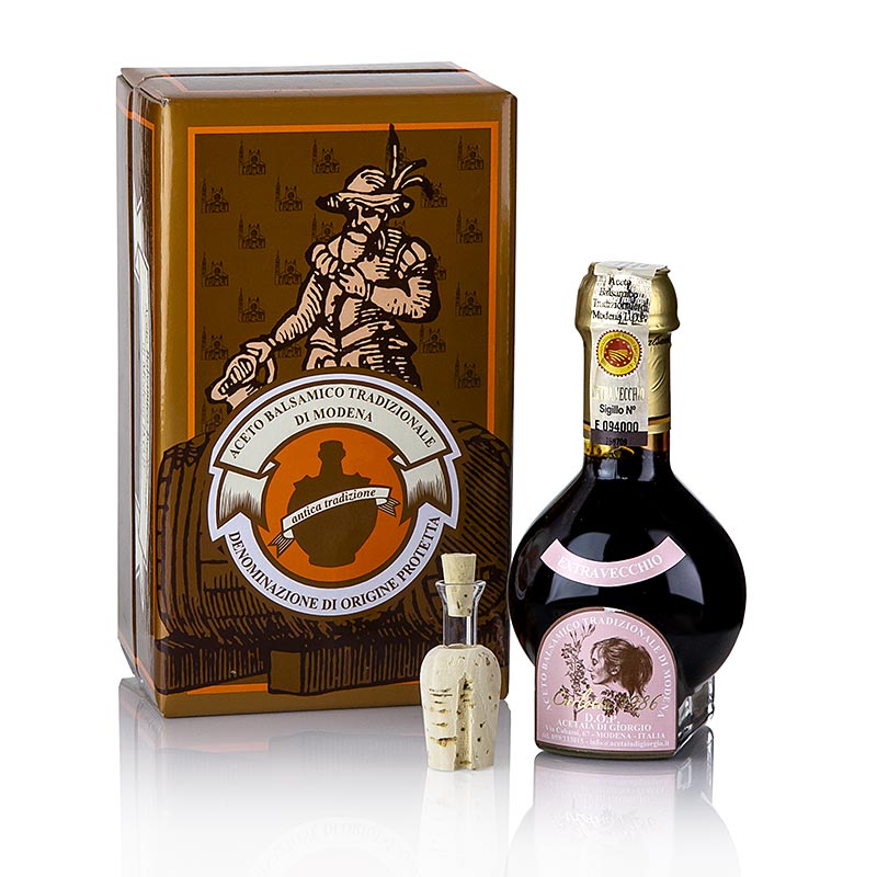 Aceto Balsamico Tradizionale DOP Carlotta, 25 Jahre, Acetaia di Giorgio - 100 ml - Flasche Aceto Balsamico Tradizionale DOP Carlotta, 25 Jahre, Acetaia di Giorgio - 100 ml - Flasche