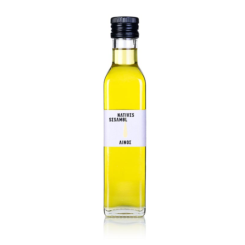 Sesamöl, nativ, Linos - 250 ml - Flasche Sesamöl, nativ, Linos - 250 ml - Flasche