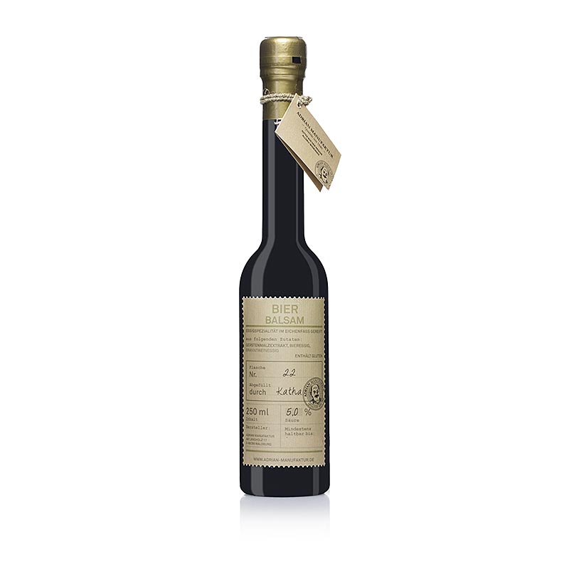 Bier Balsam (Eichenfass), 5% Säure, Adrian Manufaktur - 250 ml - Flasche Bier Balsam (Eichenfass), 5% Säure, Adrian Manufaktur - 250 ml - Flasche