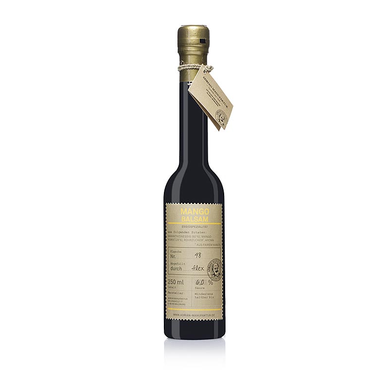 Mango Balsam, 6% Säure, Adrian Manufaktur - 250 ml - Flasche Mango Balsam, 6% Säure, Adrian Manufaktur - 250 ml - Flasche
