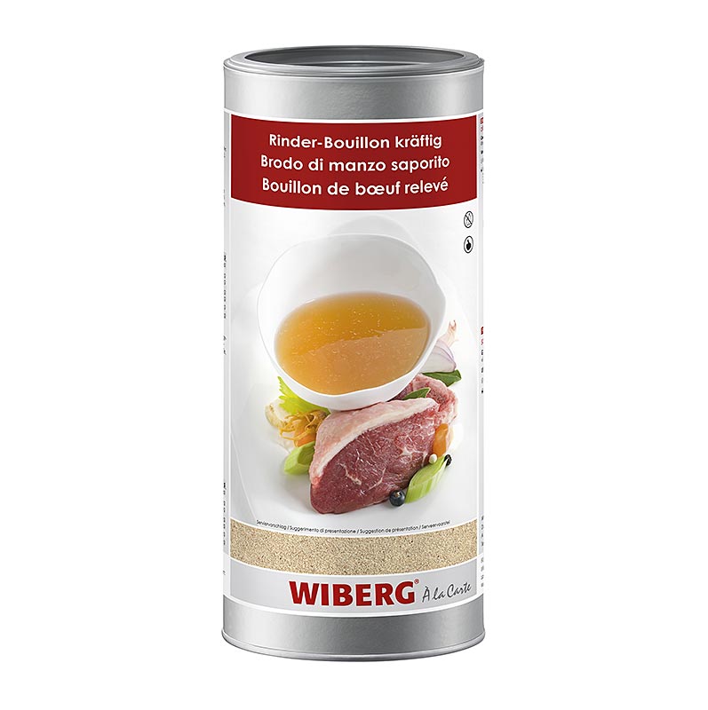 Wiberg Rinder-Bouillon, kräftig, für 50 Liter - 1,1 kg - Aroma-Tresor Wiberg Rinder-Bouillon, kräftig, für 50 Liter - 1,1 kg - Aroma-Tresor