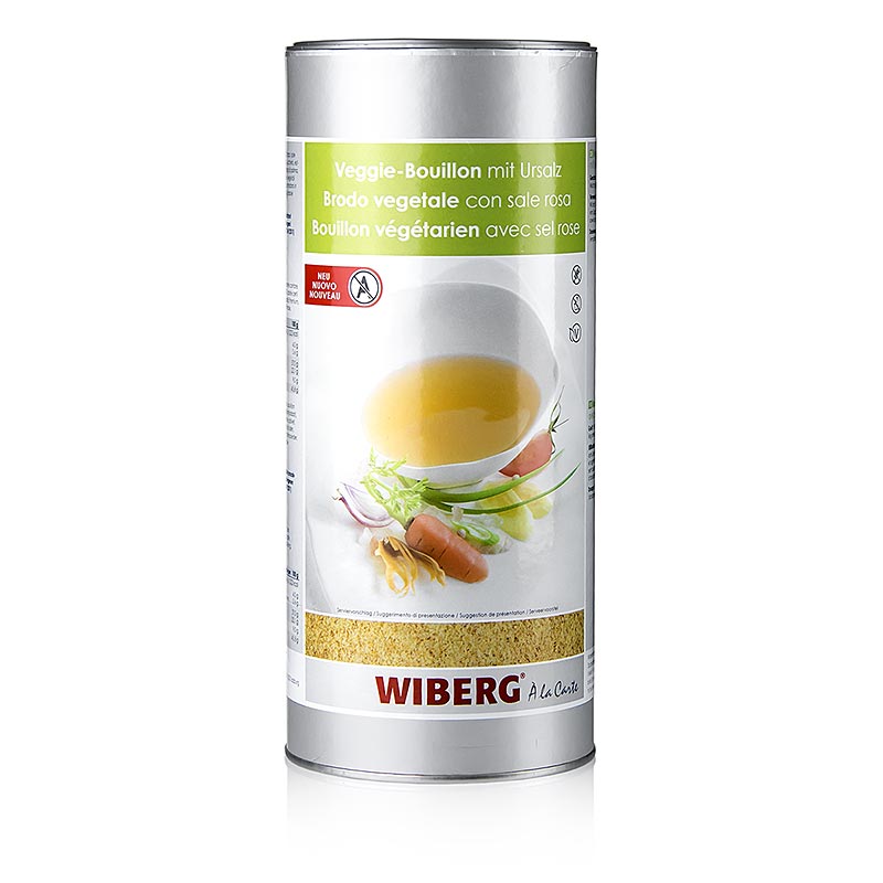 Wiberg Veggie-Bouillon mit Ursalz, pflanzlich - 1,2 kg - Aromabox Wiberg Veggie-Bouillon mit Ursalz, pflanzlich - 1,2 kg - Aromabox