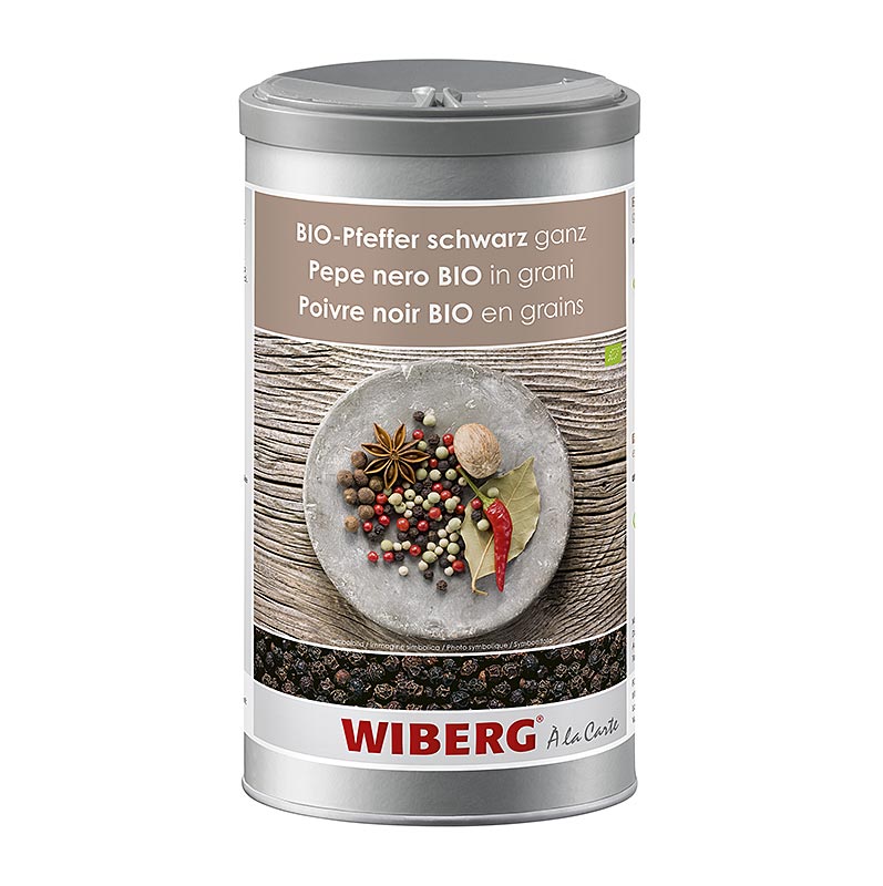 Wiberg Bio-Pfeffer schwarz gemahlen, BIO-zertifiziert - 600 g - Aroma-Tresor Wiberg Bio-Pfeffer schwarz gemahlen, BIO-zertifiziert - 600 g - Aroma-Tresor