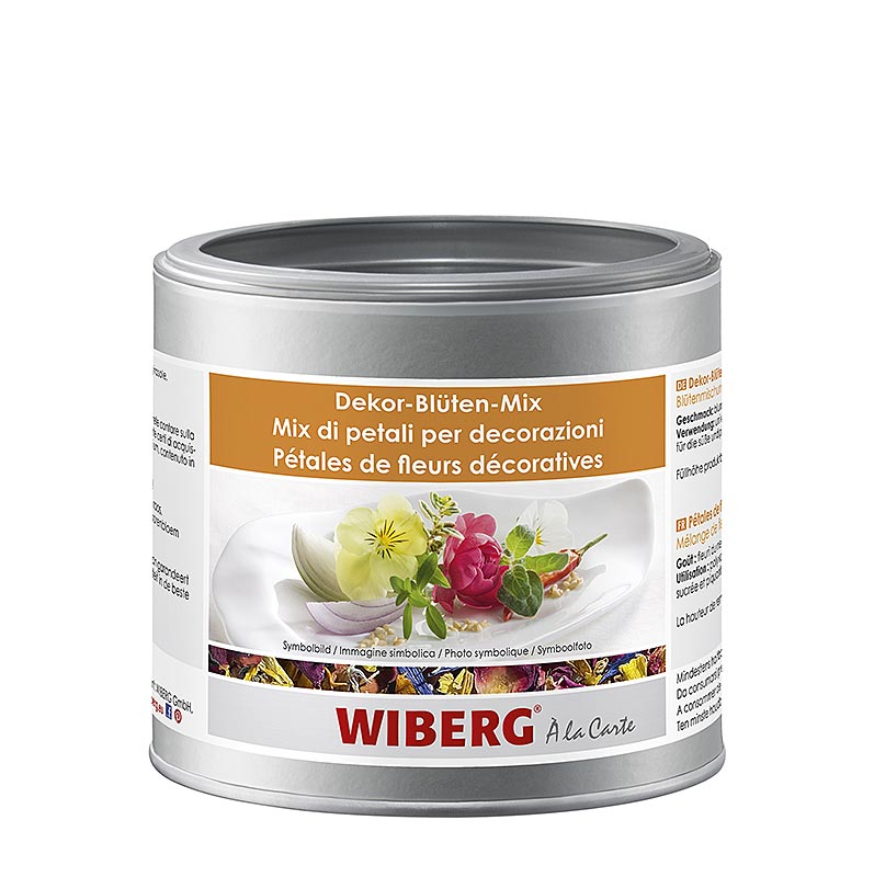Wiberg Dekor-Blüten-Mix, Blütenmischung - 35 g - Aroma-Tresor Wiberg Dekor-Blüten-Mix, Blütenmischung - 35 g - Aroma-Tresor