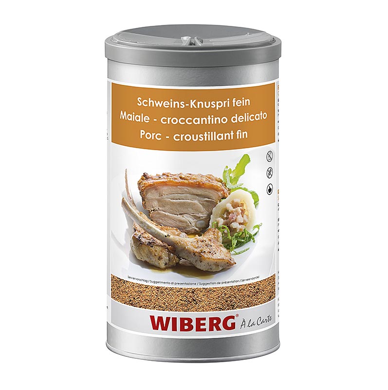 Porc Wiberg - Sel fin croustillant assaisonne - 1 kg - Arome - Sur
