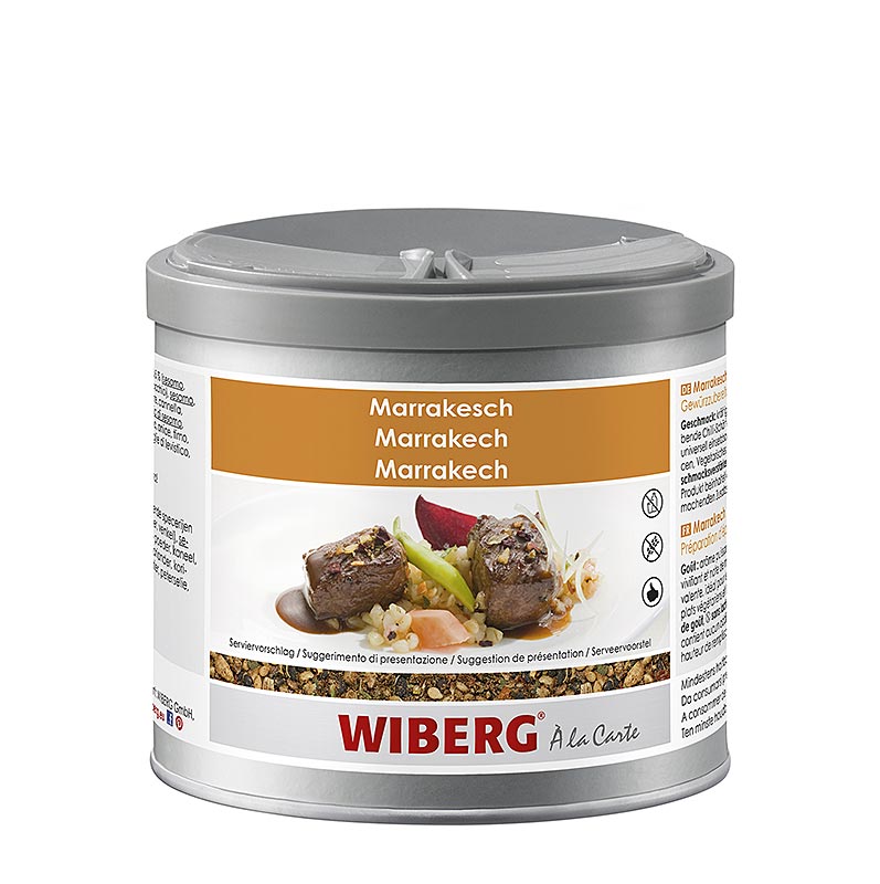 Wiberg Marrakech Style, spice preparation with roasted spices - 260 g - aroma box